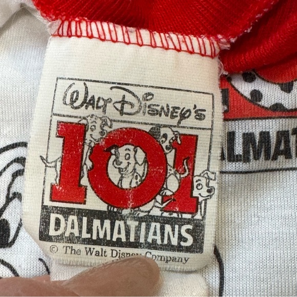 Vintage Disney 101 Dalmatians Nightgown  Ruffle Hem Pajama Dress 2T - Picture 4 of 7